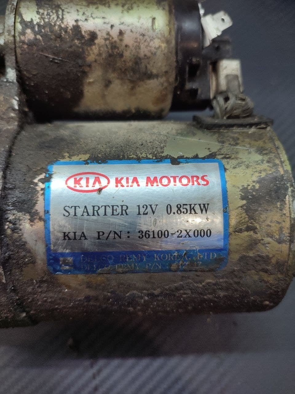 Motorino avviamento Kia Rio 1.3 benzina 2003 cod 36100-2x000 - F&P CRASH SRLS - Ricambi Usati