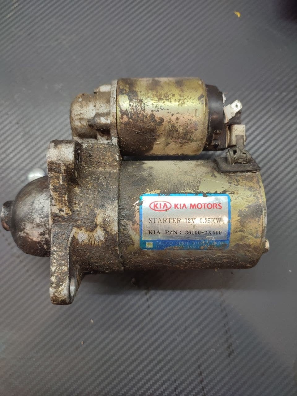 Motorino avviamento Kia Rio 1.3 benzina 2003 cod 36100-2x000 - F&P CRASH SRLS - Ricambi Usati