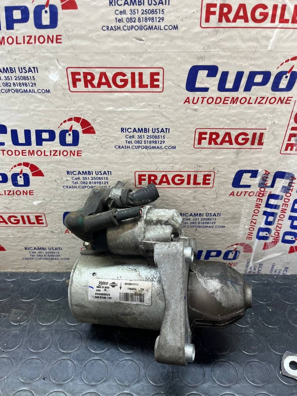 Motorino D\'Avviamento Nissan Micra K13 1.2 Benzina cod.:00233001HC1A - F&P CRASH SRLS - Ricambi Usati