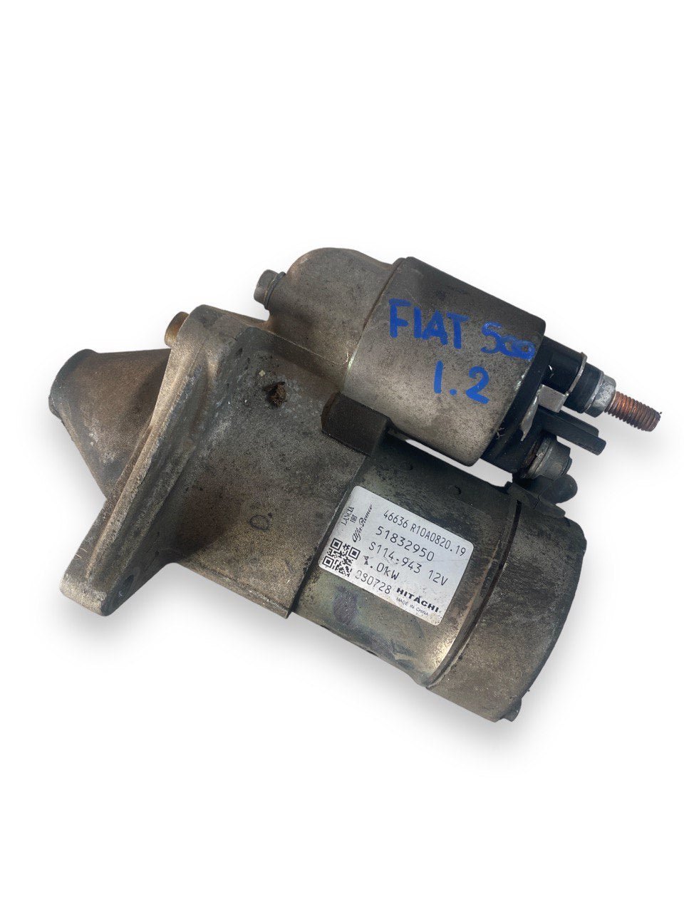 Motorino di avviamento Fiat 500 1.2 Benz ( 2010 ) cod. 51832950 - F&P CRASH SRLS - Ricambi Usati