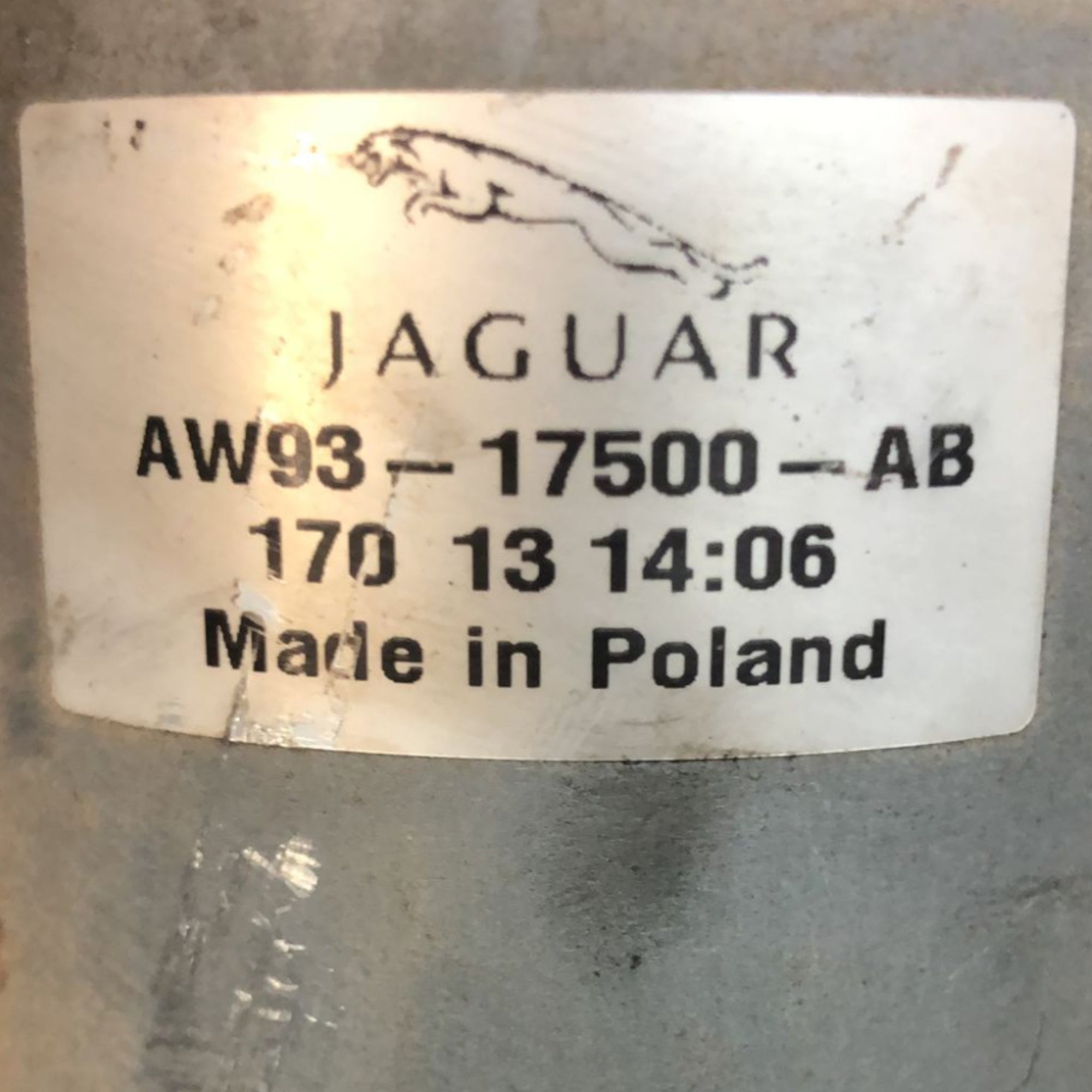 Motorino Tergicristalli Anteriore Jaguar XJ (X351) (2009 > 2019) cod:AW93 - 17500 - AB - F&P CRASH SRLS - Ricambi Usati