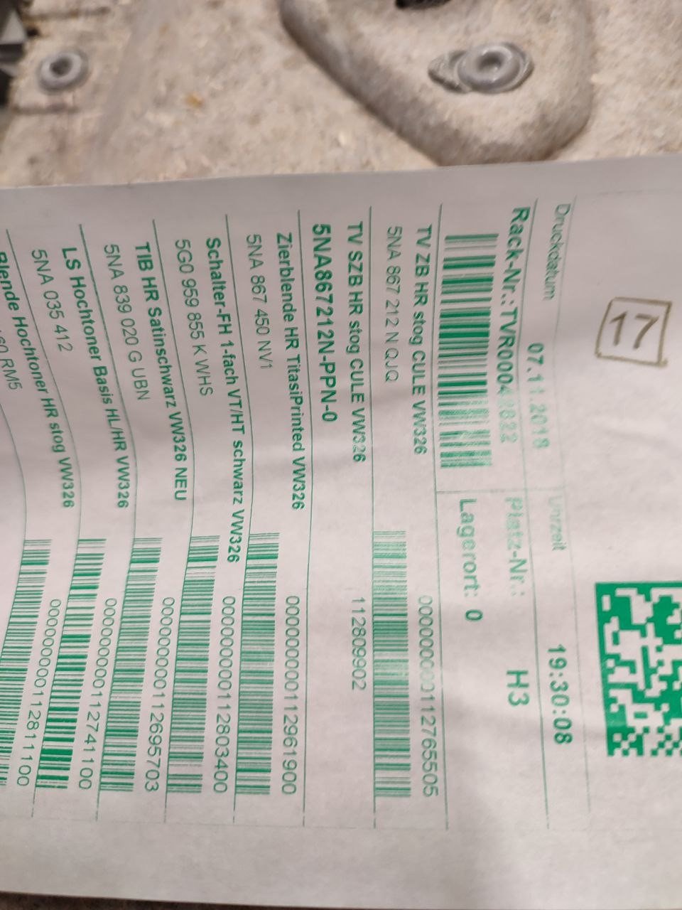 Pannello portiera posteriore destro Volkswagen Tiguan 5N - F&P CRASH SRLS - Ricambi Usati