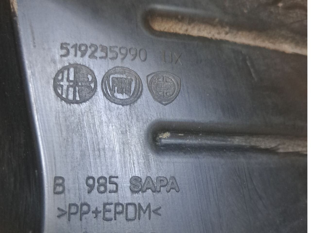Passaruota posteriore destro Fiat Panda 312 (2012>) COD:519235990 - F&P CRASH SRLS - Ricambi Usati