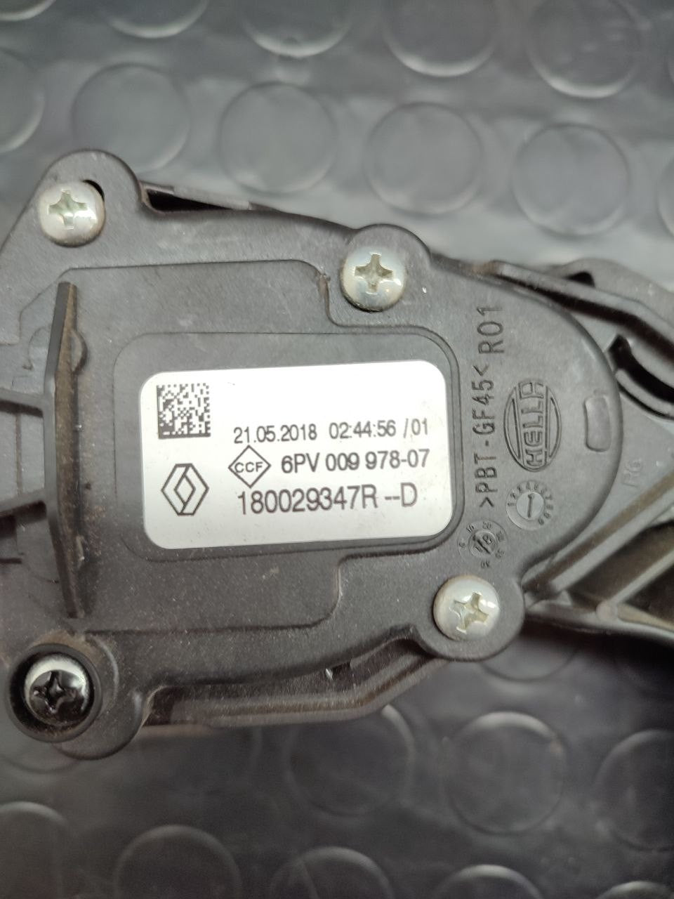 Pedale acceleratore Renault Clio IV cod 180029347r - F&P CRASH SRLS - Ricambi Usati