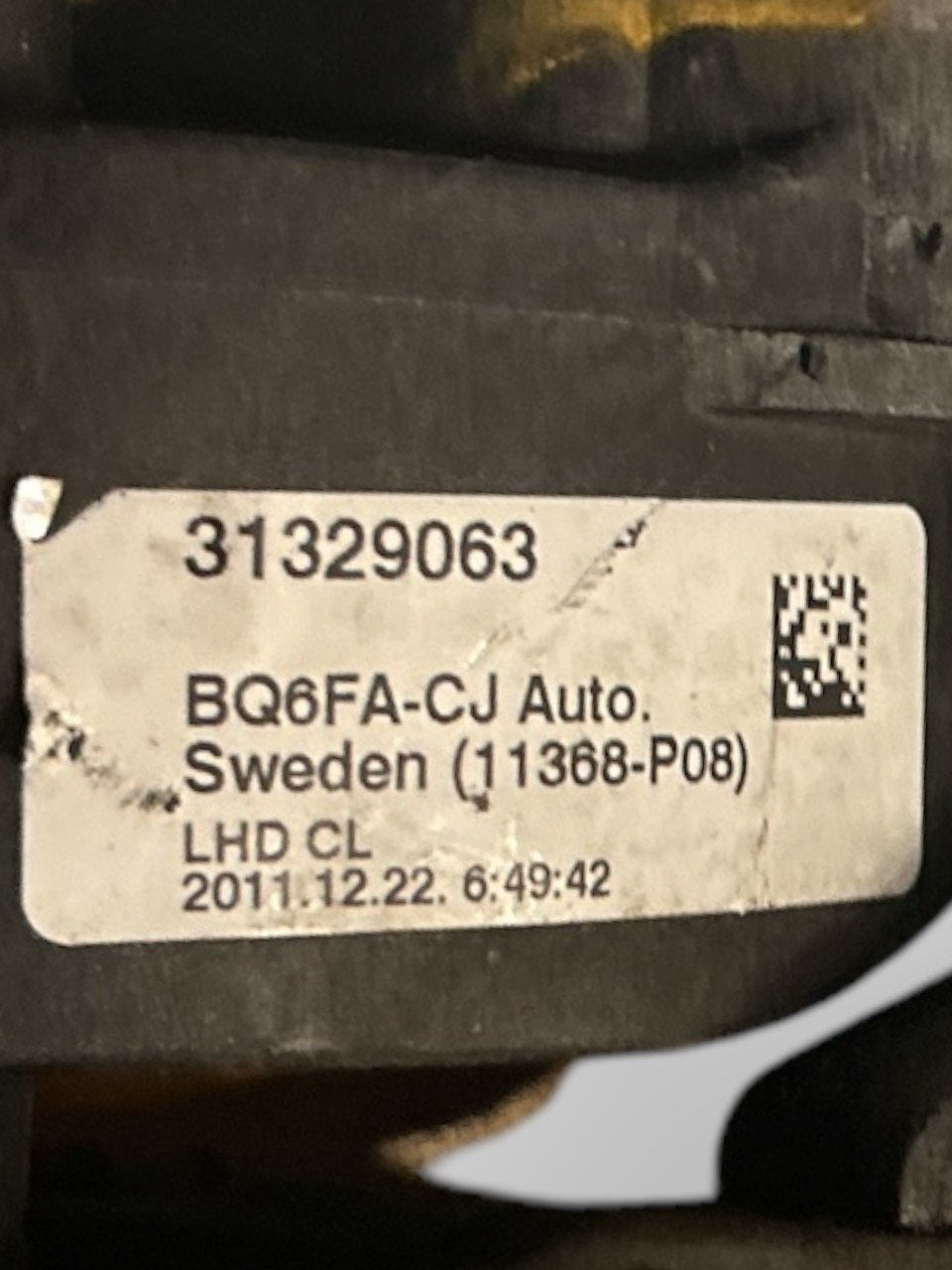 Pedale Freno Volvo XC60 (2008 > 2017) cod.31329063 - F&P CRASH SRLS - Ricambi Usati
