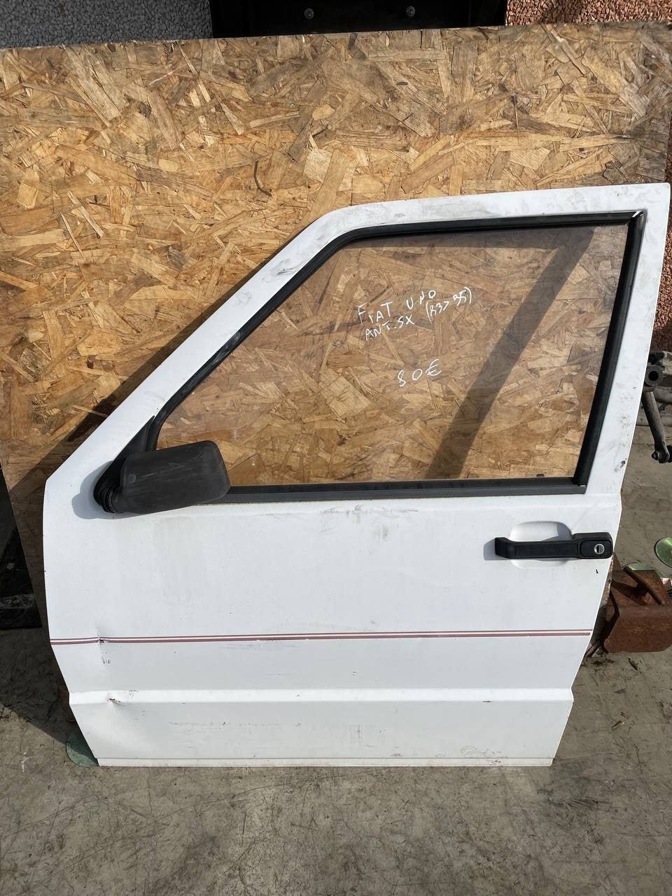 porta portiera ant.sx fiat uno 1980 1995 bianco - F&P CRASH SRLS - Ricambi Usati