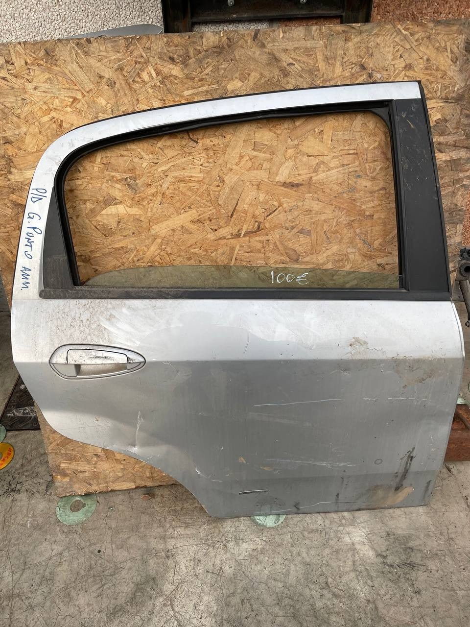 porta portiera post.dx fiat grande punto 2005 2018 grigio - F&amp;P CRASH SRLS - Ricambi Usati