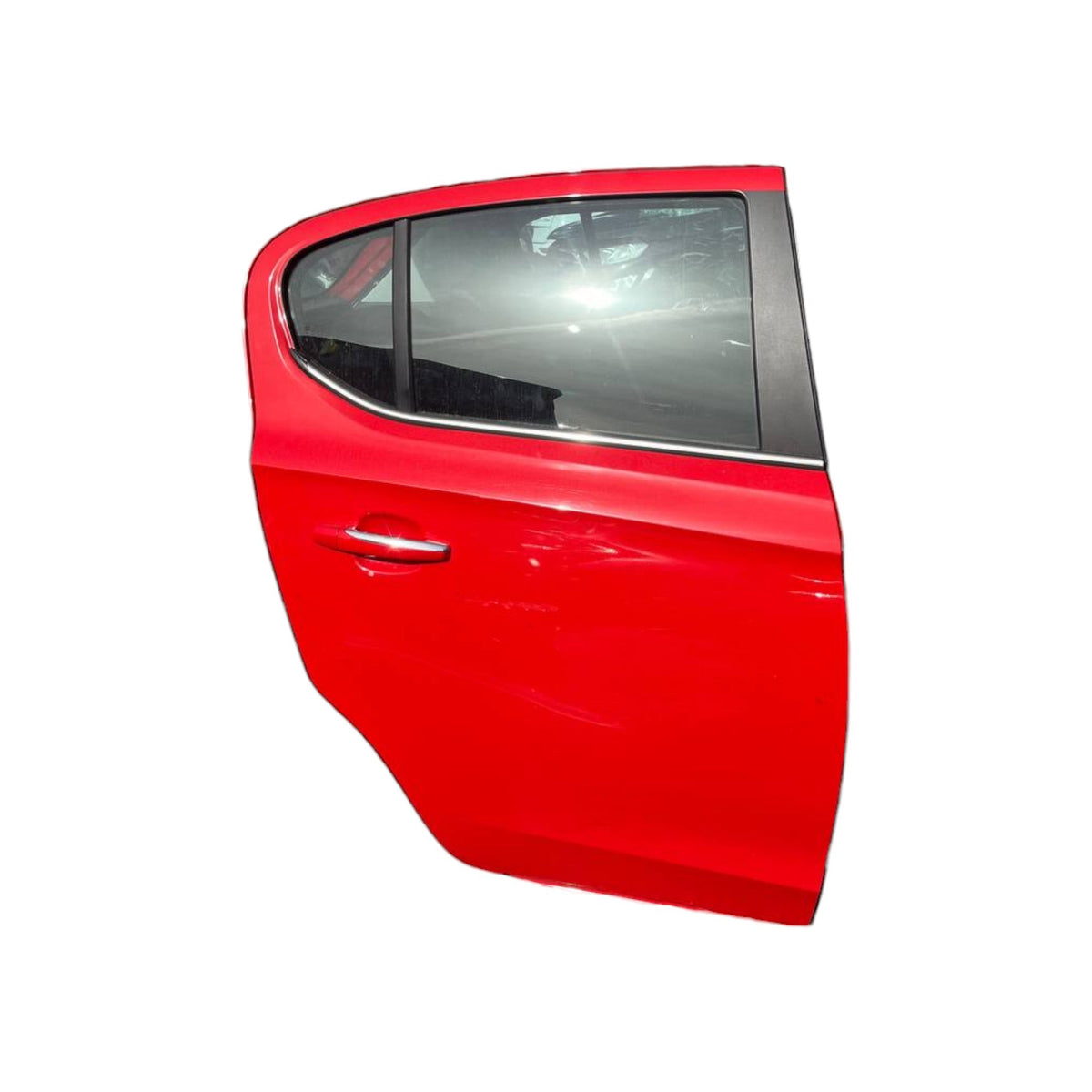 Porta / Portiera posteriore destra (dx) Opel Corsa E (2014 al 2019) Rossa - F&amp;P CRASH SRLS - Ricambi Usati