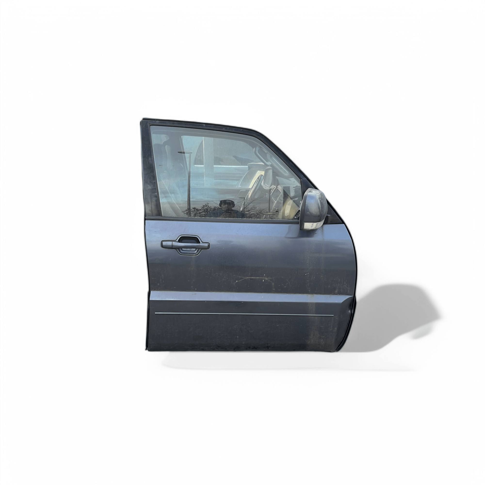 Porta / portiera / sportello anteriore destro grigio Mitsubishi Pajero V80 (2006 - 2021) - F&P CRASH SRLS - Ricambi Usati