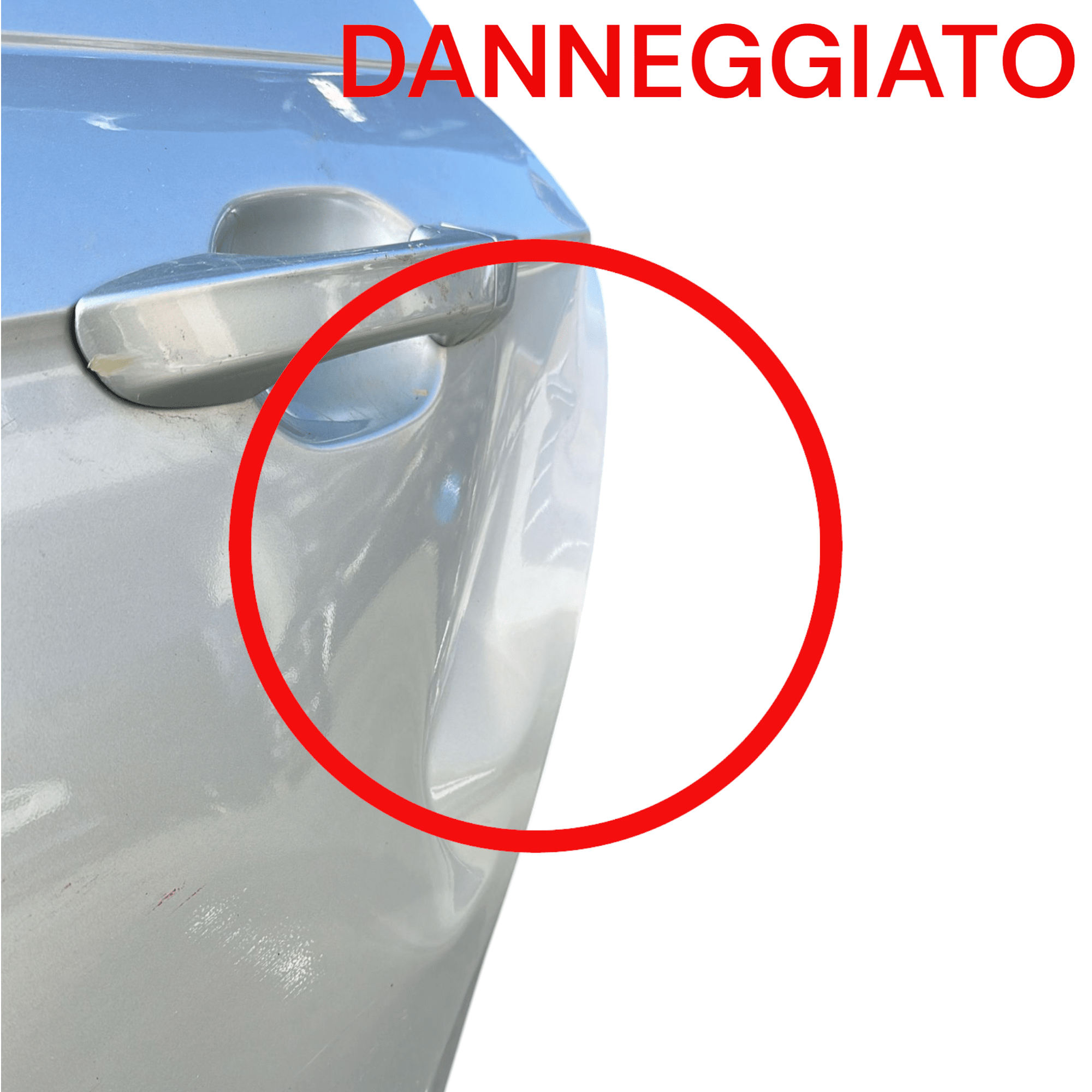 Porta / Portiera / Sportello posteriore sinistra (sx) Volkswagen Polo AW1 (2017>) Grigia - F&P CRASH SRLS - Ricambi Usati