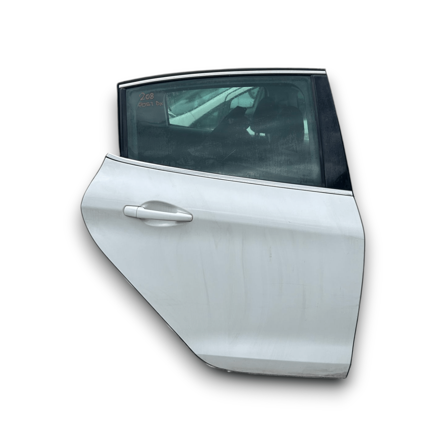 Portiera Posteriore Destra Bianca Peugeot 208 (2013 > 2019) Porta / Sportello - F&P CRASH SRLS - Ricambi Usati