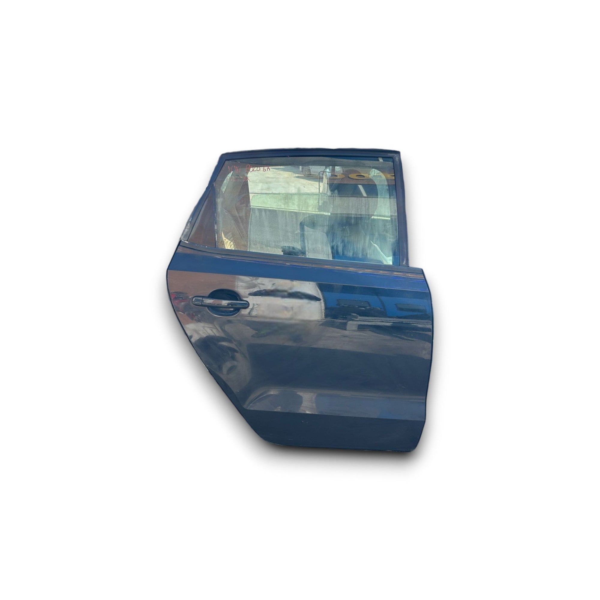 Portiera Posteriore Destra Nera Volkswagen Polo 6R (2009 > 2017) Porta / Sportello - F&P CRASH SRLS - Ricambi Usati