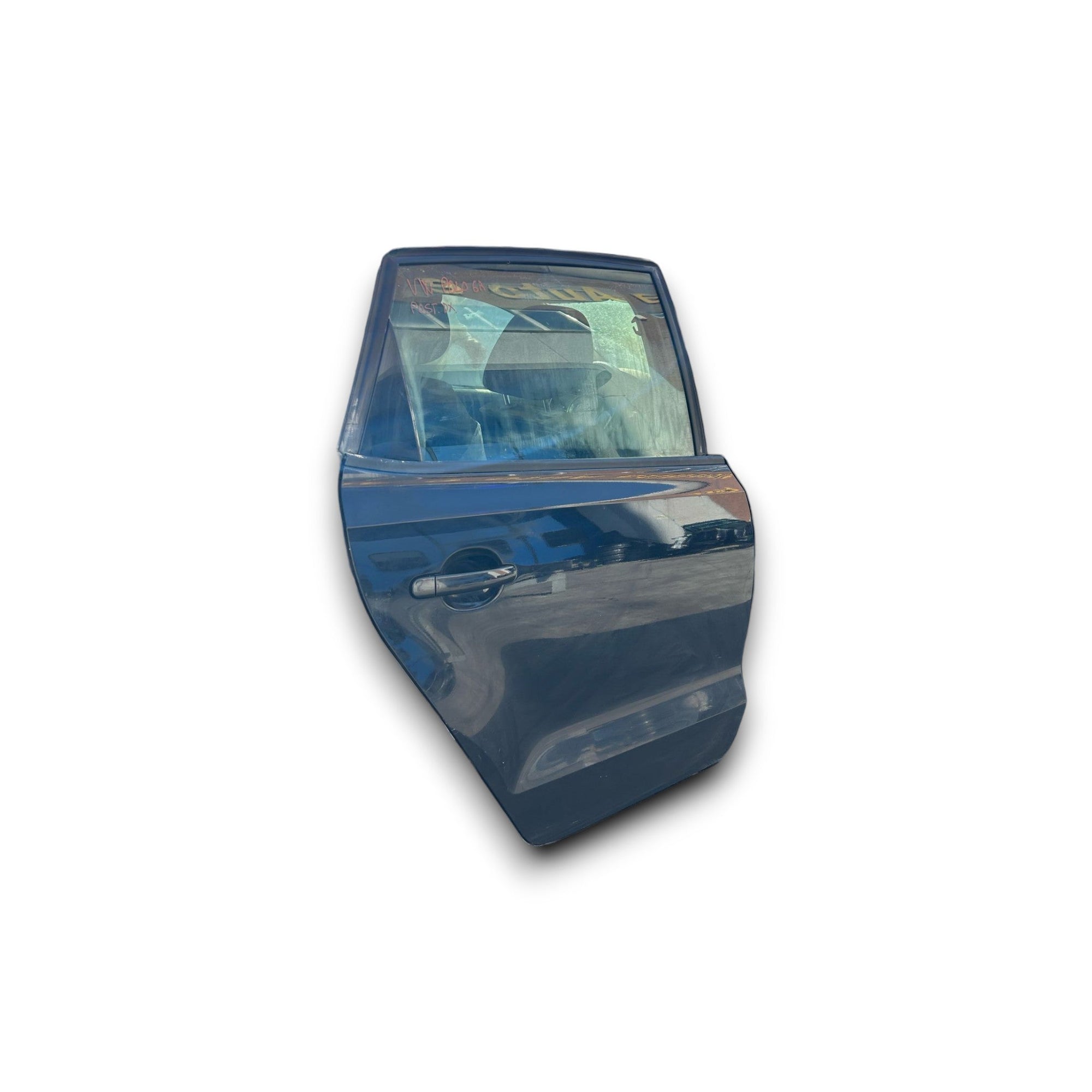 Portiera Posteriore Destra Nera Volkswagen Polo 6R (2009 > 2017) Porta / Sportello - F&P CRASH SRLS - Ricambi Usati