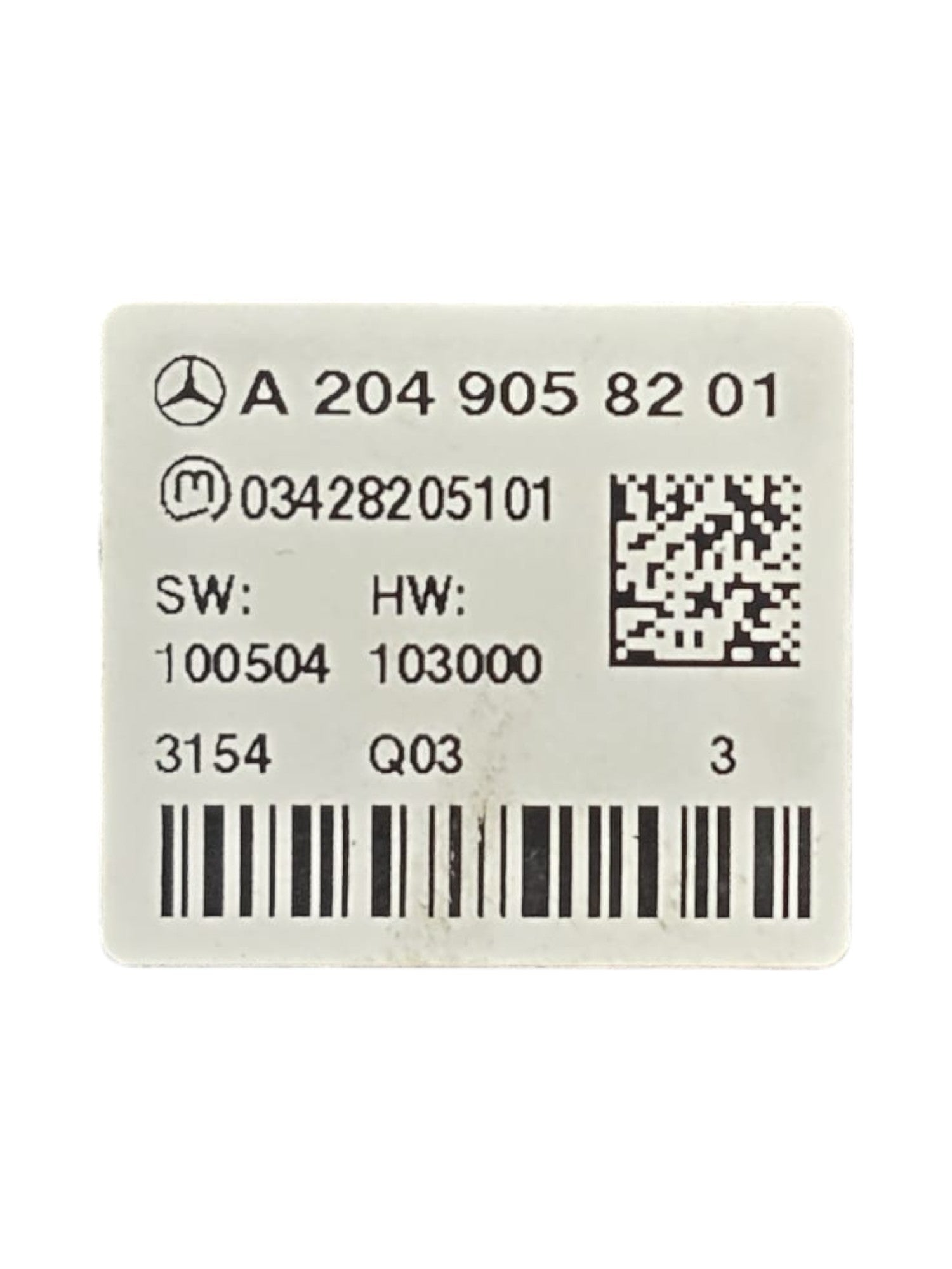 Pulsante Di Emergenza / 4 Frecce + Pulsante ECO Cod:A2049058201 Mercedes Classe C W204 (2007 - 2015) - F&P CRASH SRLS - Ricambi Usati