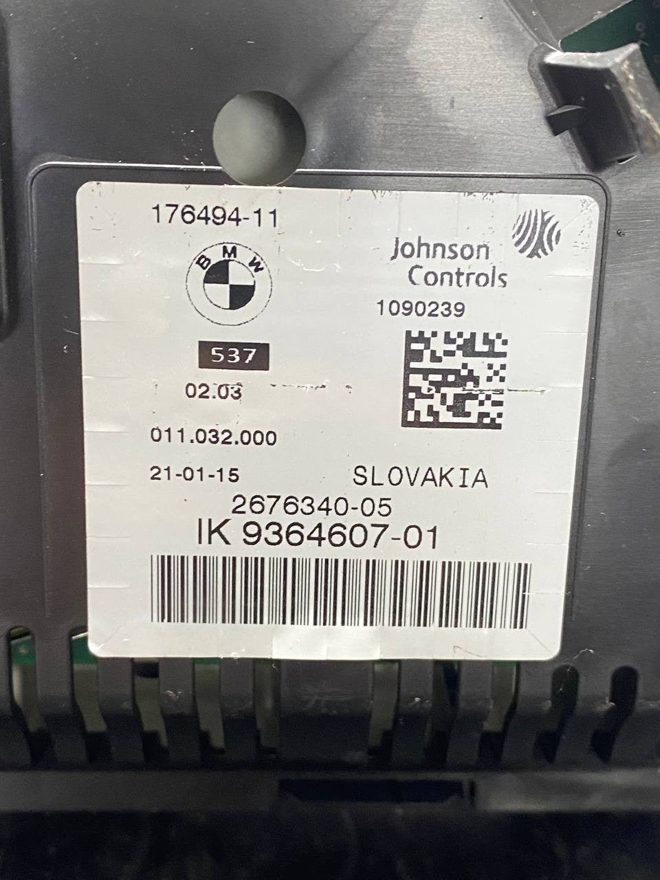 Quadro Strumenti / Contachilometri BMW 5 F10 / F11 X - Drive Diesel cod: 9364607 - 01 - F&P CRASH SRLS - Ricambi Usati