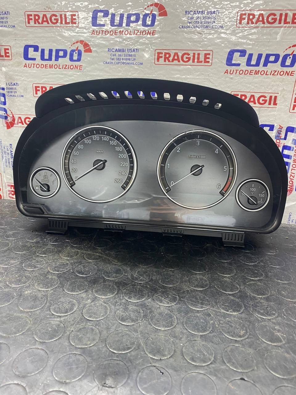 Quadro Strumenti / Contachilometri BMW 5 F10 / F11 X - Drive Diesel cod: 9364607 - 01 - F&P CRASH SRLS - Ricambi Usati
