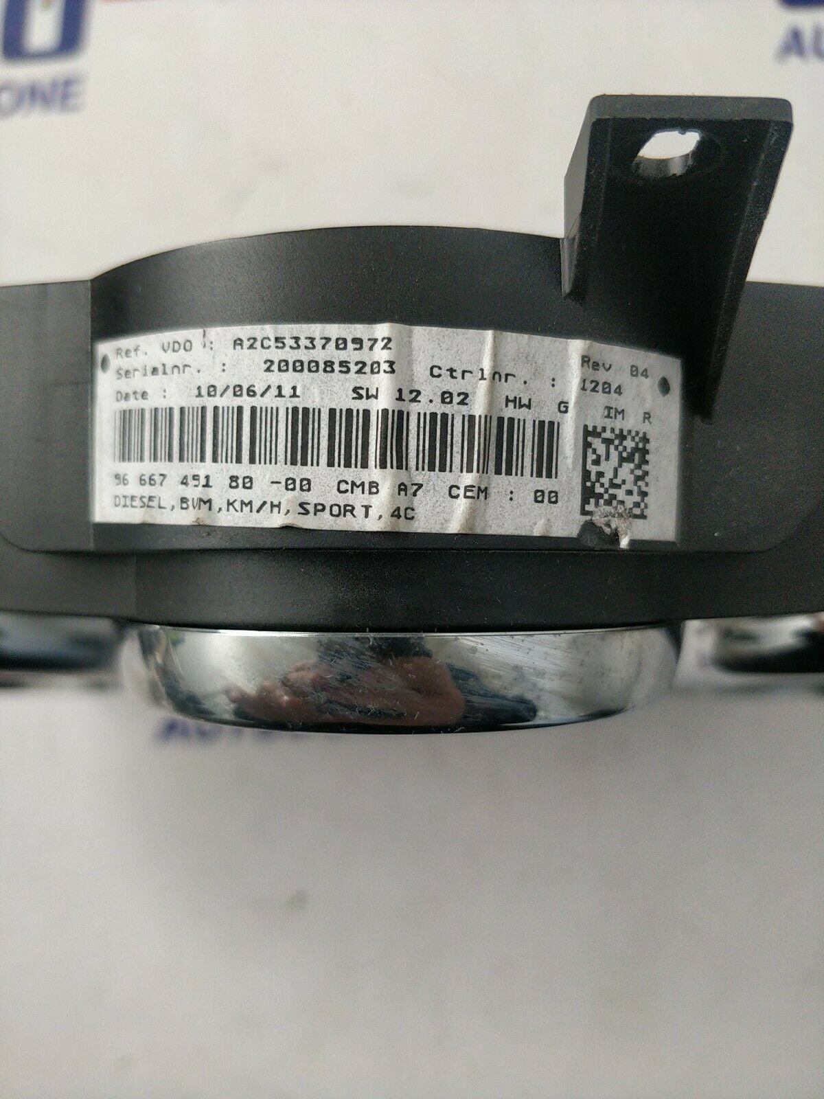 Quadro Strumenti Contachilometri Peugeot 207 (A7) (2006 - 2015) A2C53065547 - F&P CRASH SRLS - Ricambi Usati