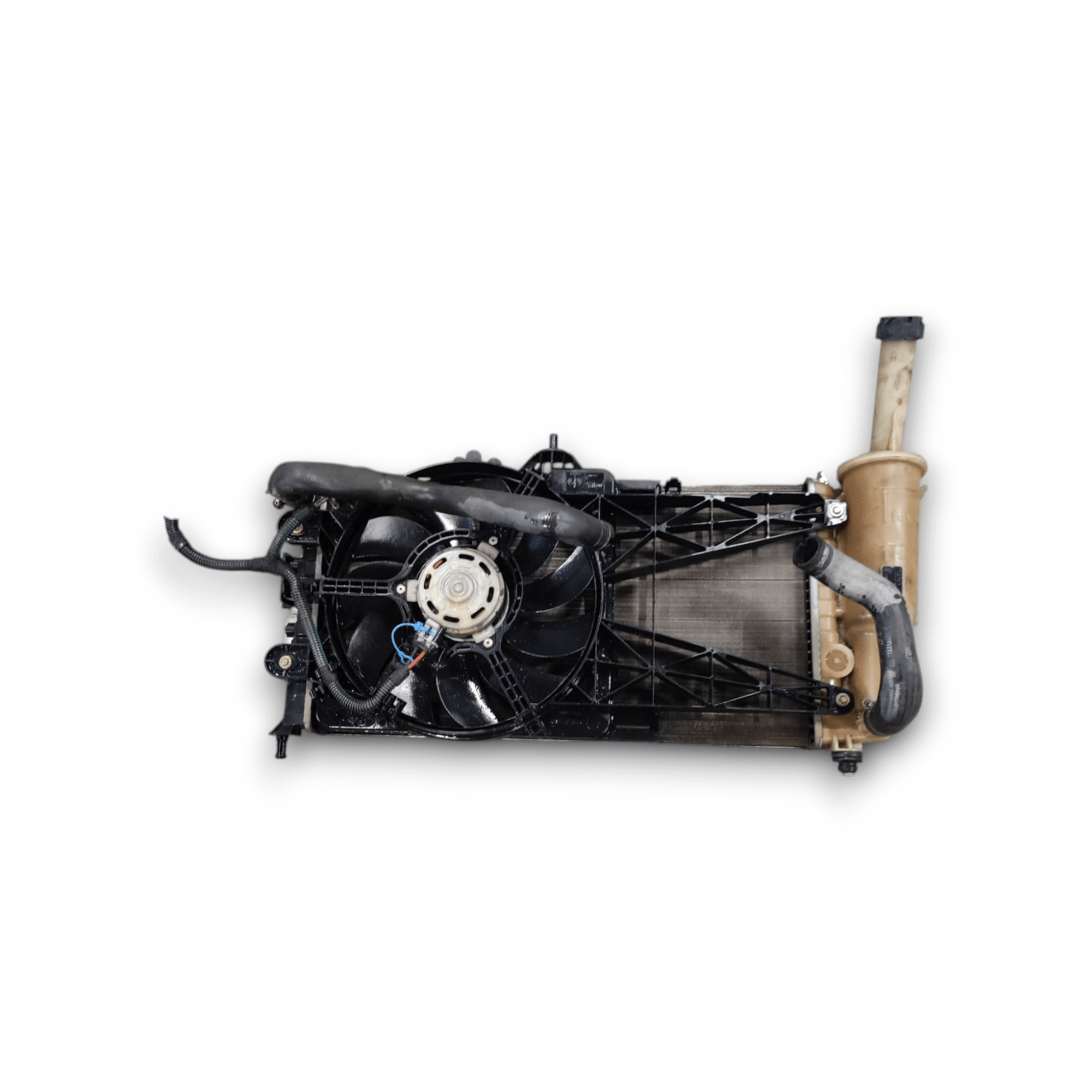 Radiatore + Elettroventola Fiat Punto 1.2 Benzina COD: 874934H (2003 - 2010) - F&P CRASH SRLS - Ricambi Usati