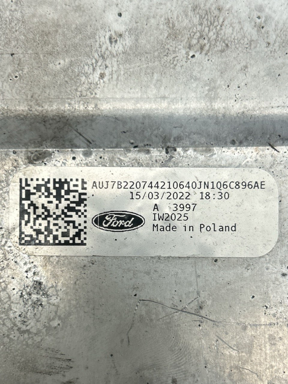 Radiatore / Intercooler Ford Focus IV 1.5 Diesel (2018 > ) cod.IW2025 - F&P CRASH SRLS - Ricambi Usati