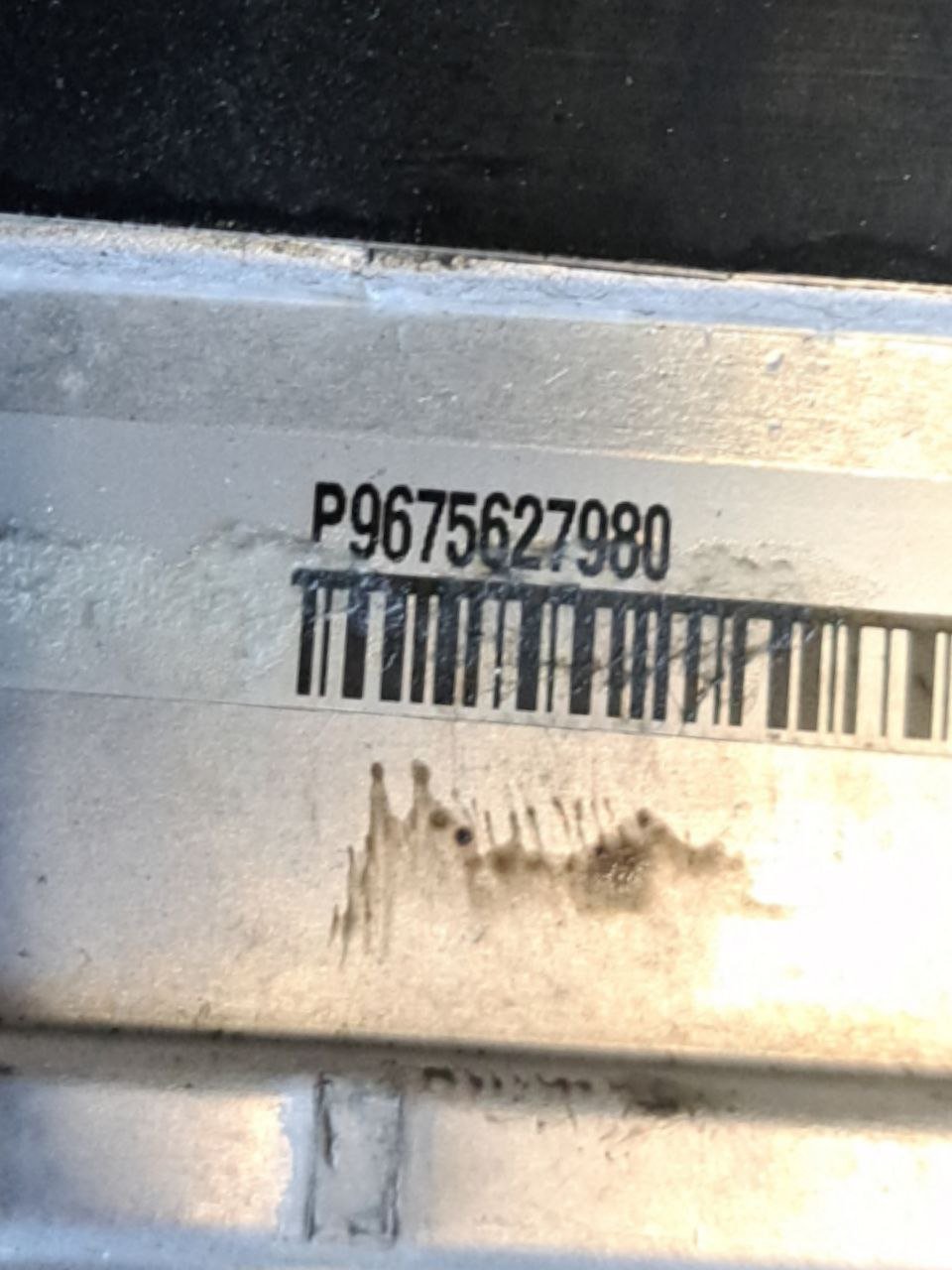Radiatore Intercooler Opel Grandland X 1.6 Diesel (2017>) COD:P9675627980 - F&P CRASH SRLS - Ricambi Usati