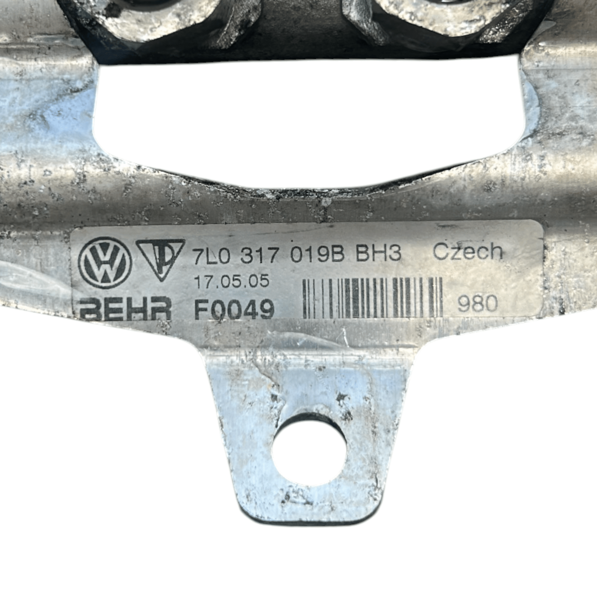 Radiatore Olio Cambio Automatico Porsche Cayenne 9PA 3.0 Diesel COD: 7L0317019B (2003 - 2010) - F&P CRASH SRLS - Ricambi Usati