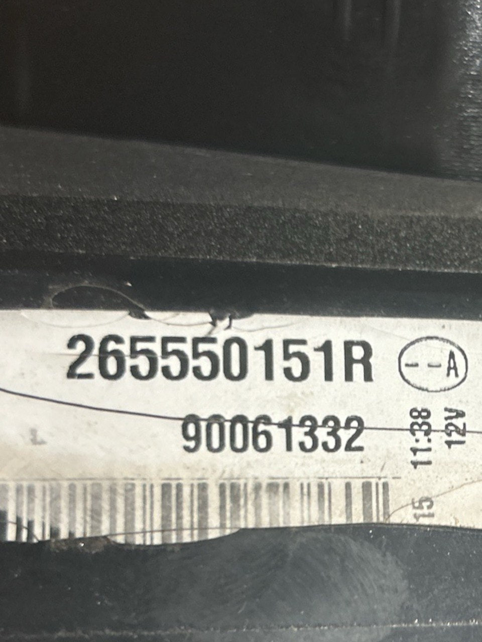 Renault Kadjar (2015 > 2022) cod.265550151R Fanale / Stop Alogeno Posteriore Destro - F&P CRASH SRLS - Ricambi Usati