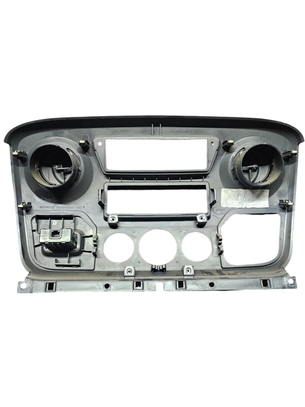 Renault Master (2014 - 2019) Cod:682600025R Mascherina Autoradio + Bocchette Aria + Ingresso Cavo AUX (2014 - 2019) - F&P CRASH SRLS - Ricambi Usati