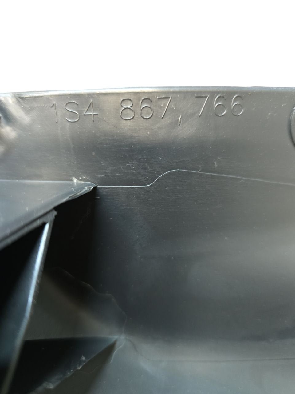 Rivestimento / Modanatura Montante Posteriore Superiore Destro Volkswagen Up ( 2012 > ) Cod : 1S4867766 - F&P CRASH SRLS - Ricambi Usati
