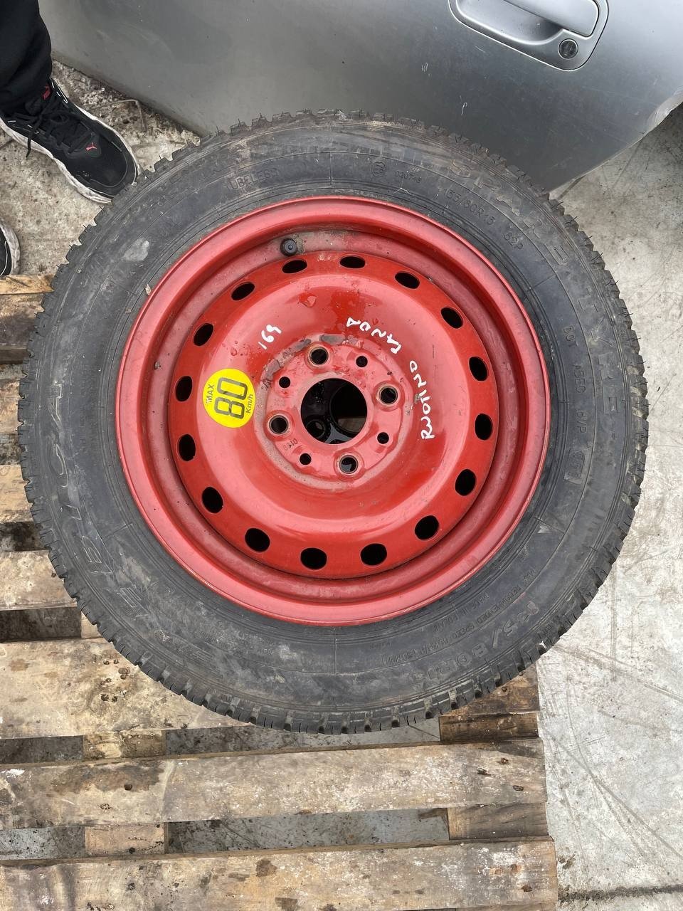 Ruotino di scorta Fiat Panda ( 169 ) 135/80 r13 - F&amp;P CRASH SRLS - Ricambi Usati