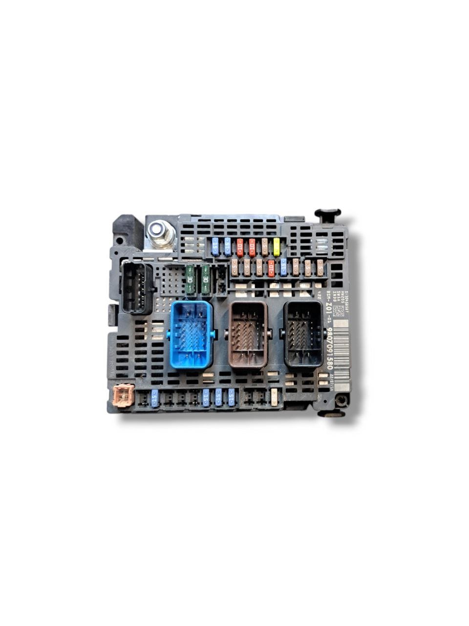 Scatola Fusibili Centralina Portafusibili Peugeot 308 1.6 diesel ( 2007 - 2014 ) COD:9807091580 - F&P CRASH SRLS - Ricambi Usati