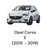 Semiasse / Albero Motore / Trasmissione anteriore destro (dx) Opel Corsa E 1.4 Benzina (2015 al 2019) Cambio Manuale 5 Marce cod: 6083200 - F&P CRASH SRLS - Ricambi Usati