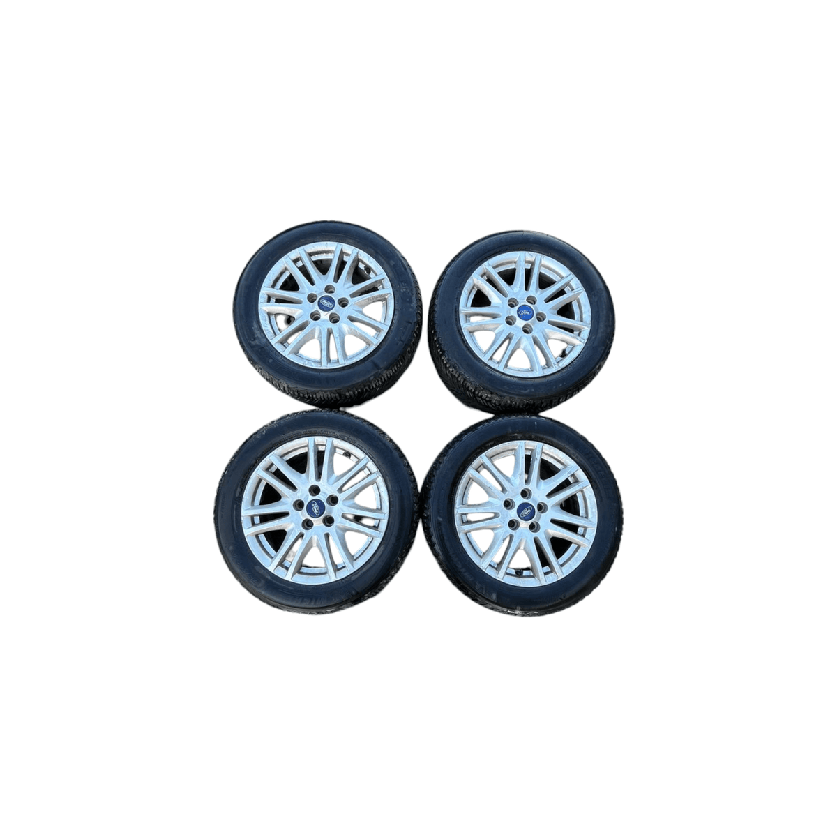 Set 4 cerchi in lega grigi raggio 16 Ford Focus III (2011 - 2018) cod.AM5J - 1007 - CC 215 / 55 / R16 - F&amp;P CRASH SRLS - Ricambi Usati