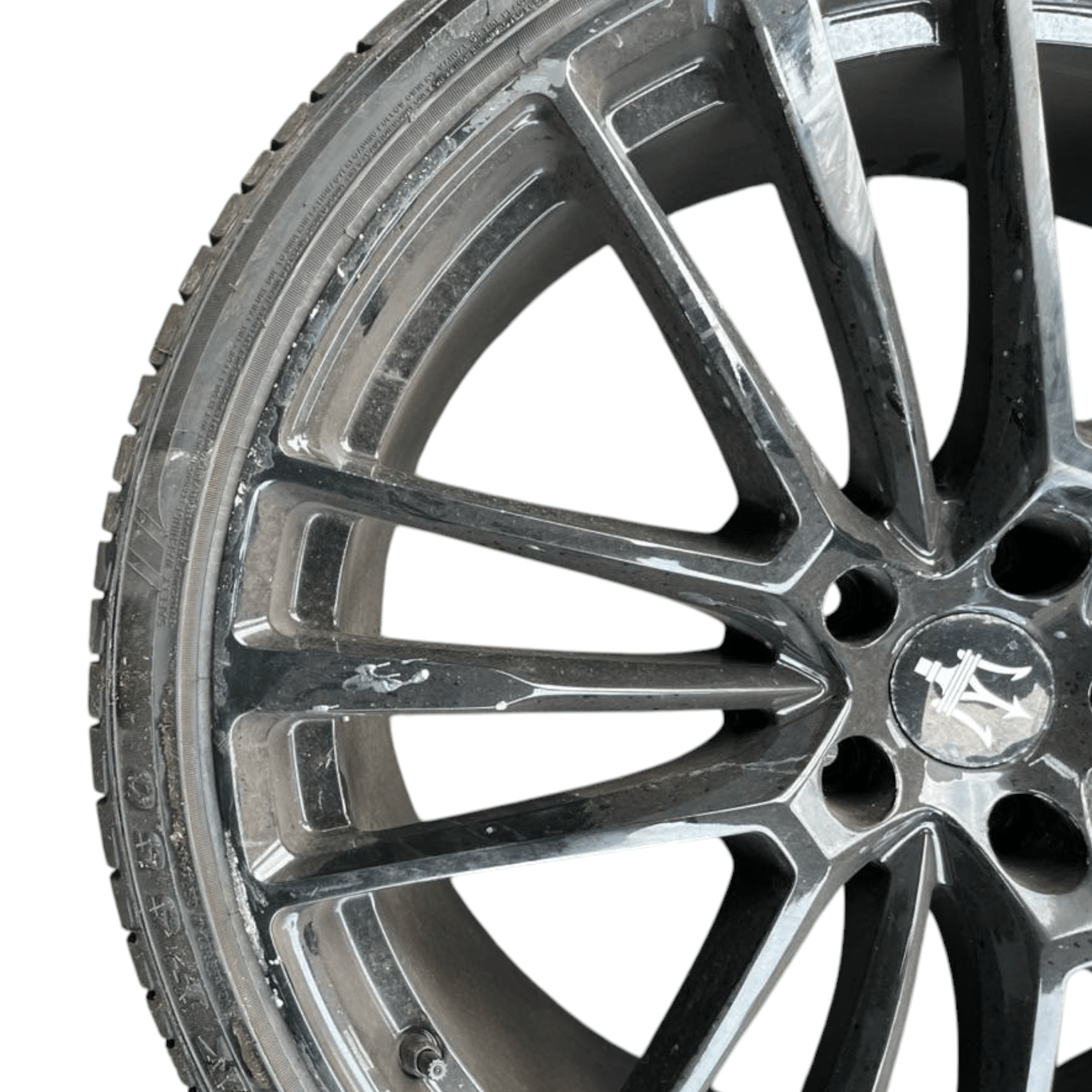 Set 4 cerchi in lega Maserati levante (2018 - >) 295 / 30ZR22 - 235 / 30R22 - F&P CRASH SRLS - Ricambi Usati