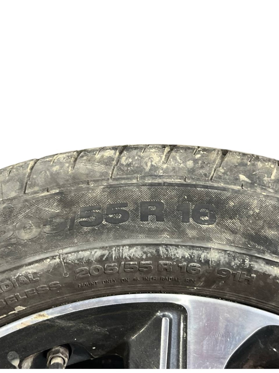 Set 4 cerchi in lega R16 con gomme Hyundai IX20 (2010 - 2019) cod.52910 - 1K650 205 / 55 R16 - F&P CRASH SRLS - Ricambi Usati