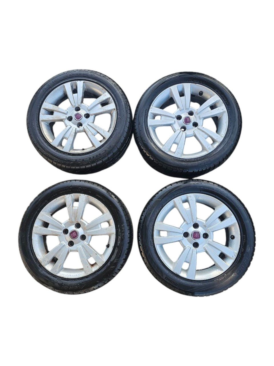 Set 4 Cerchi In Lega R16 Fiat Qubo Cod:51775468 (4 Fori / 195 / 55 R16) (2008 - 2019) - F&amp;P CRASH SRLS - Ricambi Usati