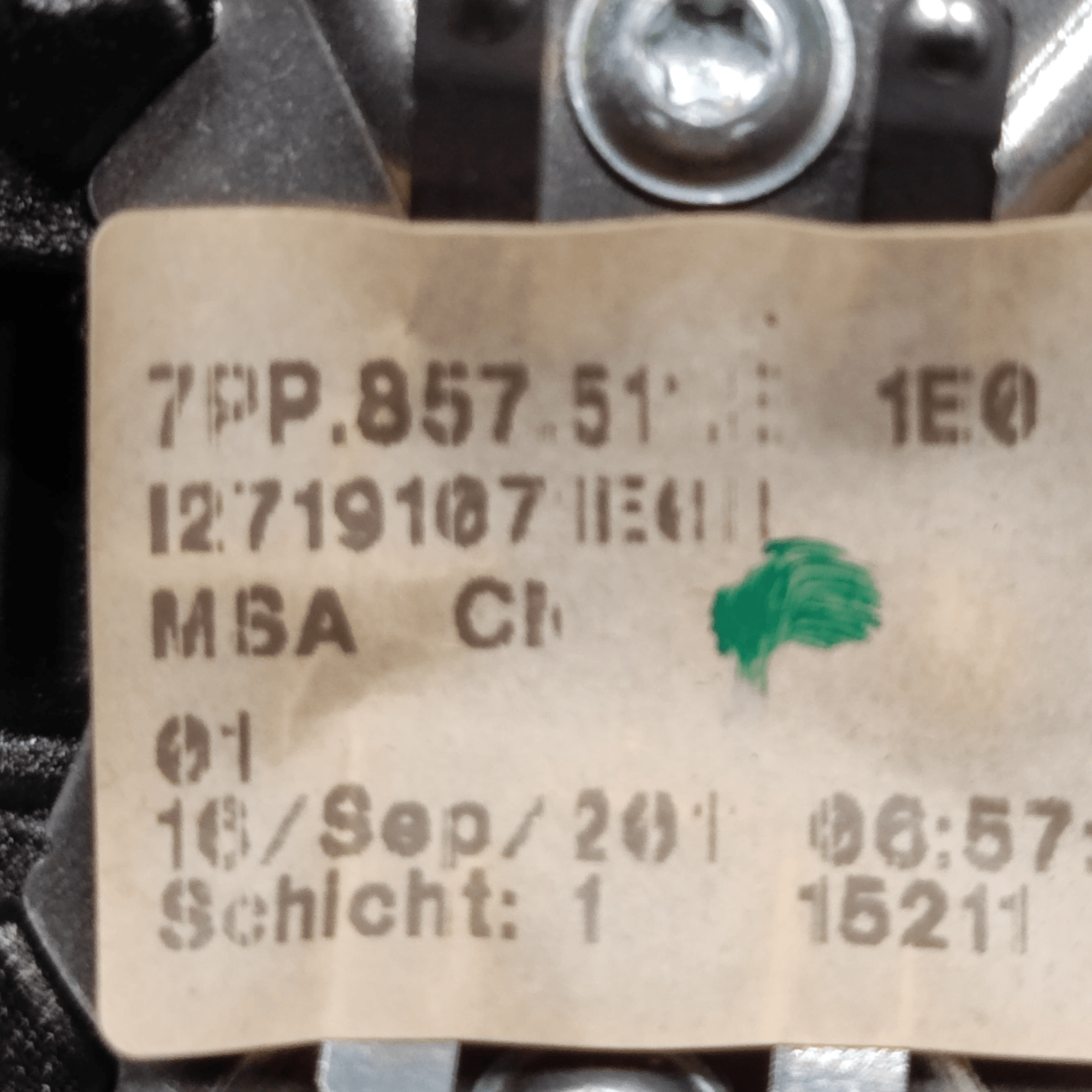 Specchietto Retrovisore Centrale Porsche Cayenne (92A) COD. 7PP85751 (2010 - 2017) - F&P CRASH SRLS - Ricambi Usati
