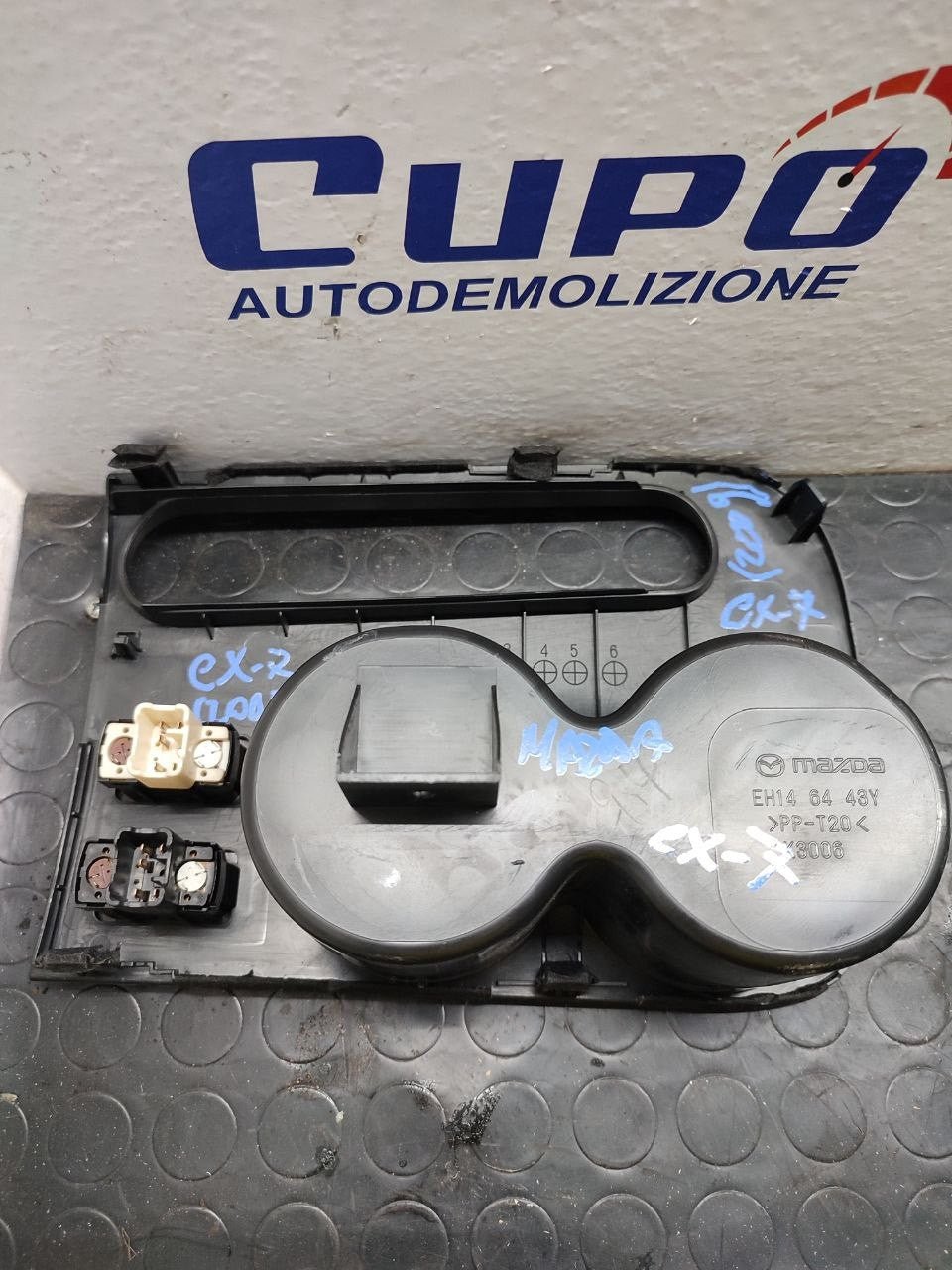 Supporto anteriore Bicchieri MAZDA CX - 7 (2009) cod: eh146443y - F&P CRASH SRLS - Ricambi Usati