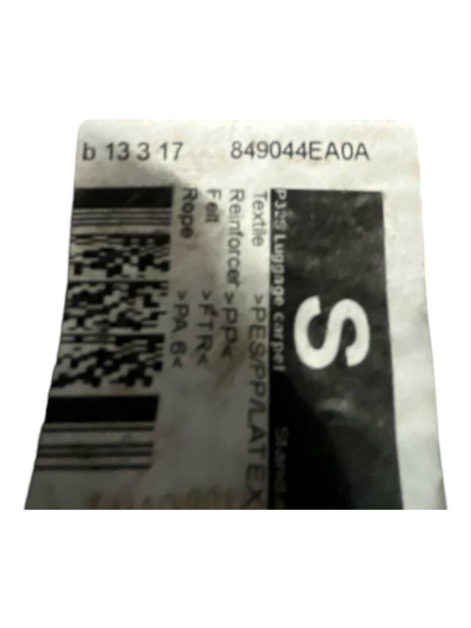 Tappeto / moquette Nissan Qashqai J11 (2014 - 2021) cod.849044EA0A - F&P CRASH SRLS - Ricambi Usati