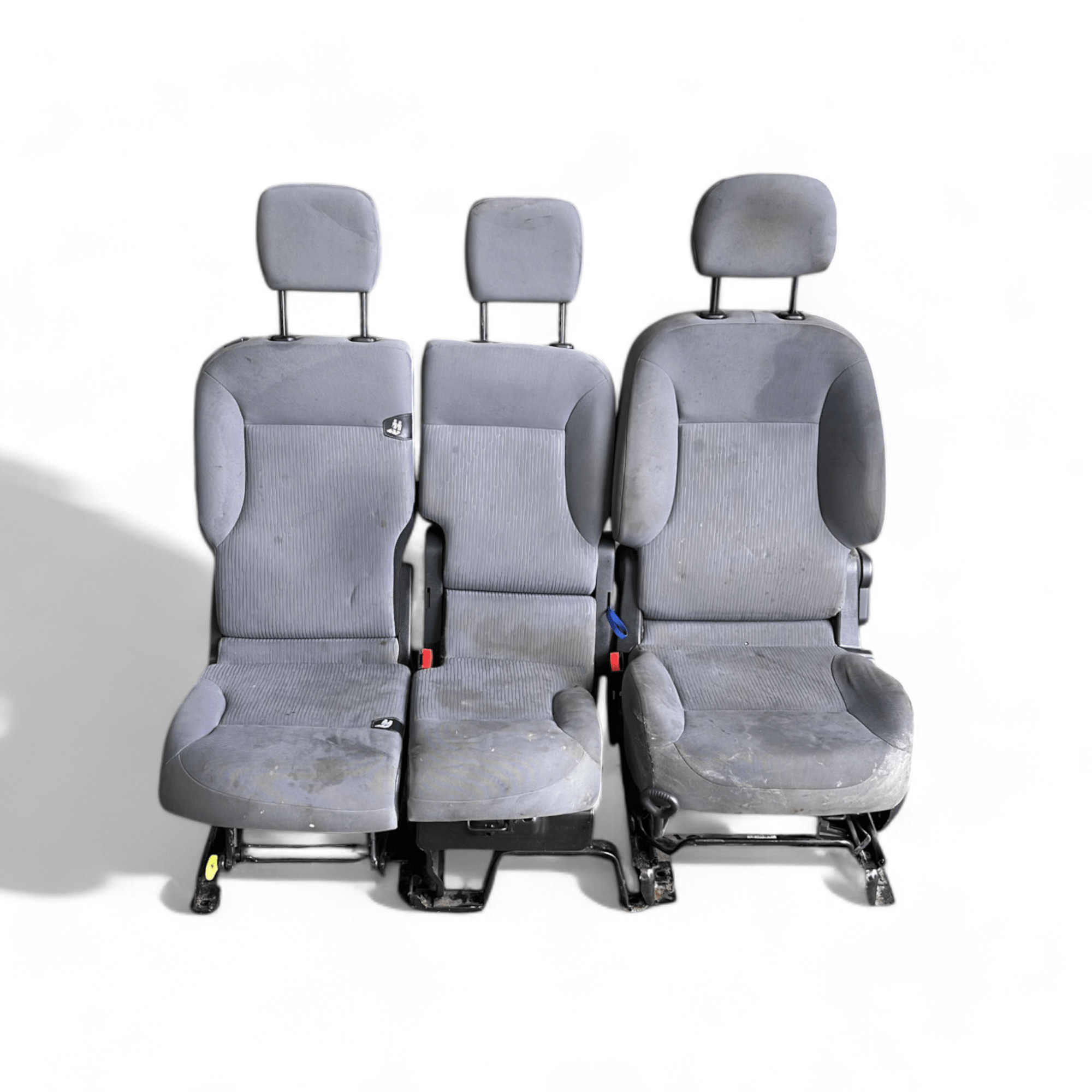 Tappezzeria / sedili completi in stoffa grigio Citroen Berlingo - Peugeot Partner (2008 - 2018) 3 posti - F&P CRASH SRLS - Ricambi Usati