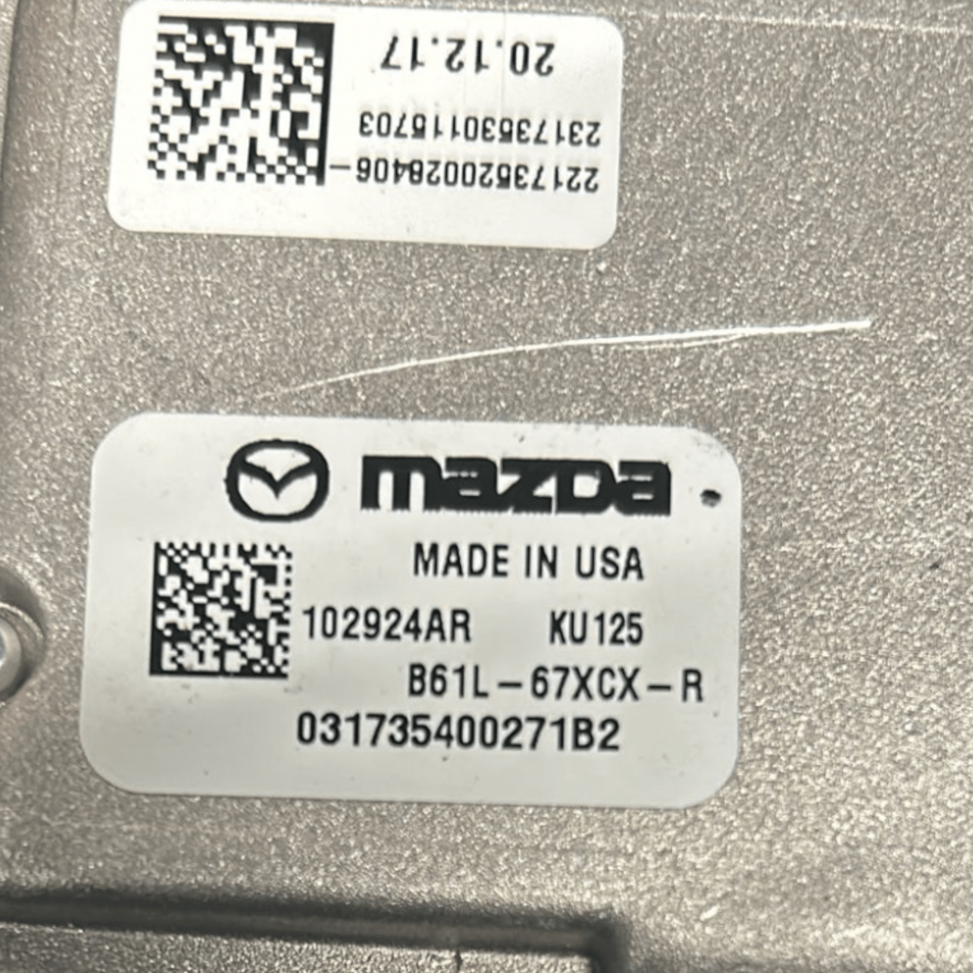 telecamera Anteriore Mazda CX - 3 cod:B61L - 67XCX - R (2015 >) - F&P CRASH SRLS - Ricambi Usati