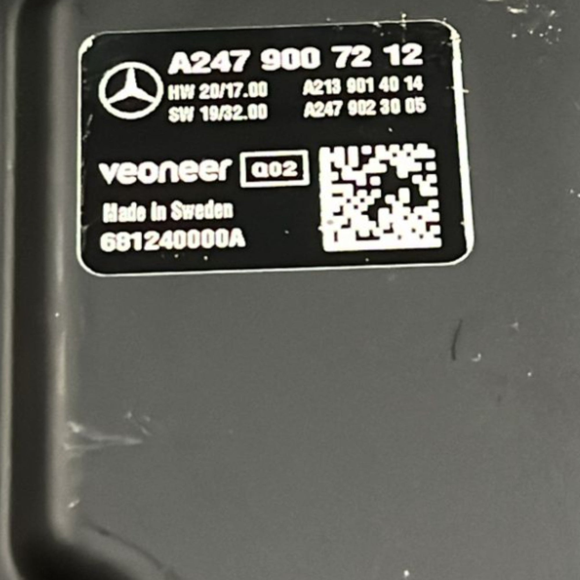 Telecamera Sensore Radar Corsia Anteriore Mercedes Benz Classe B (W247) cod:A2479007212 (2019 >) - F&P CRASH SRLS - Ricambi Usati