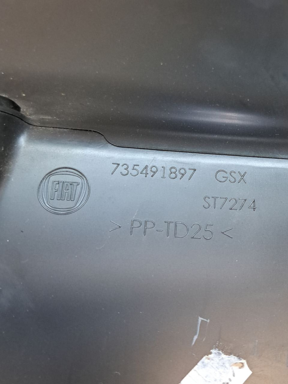 Vano portaoggetti Fiat Panda 312 (2012>) COD:735491897 - F&P CRASH SRLS - Ricambi Usati