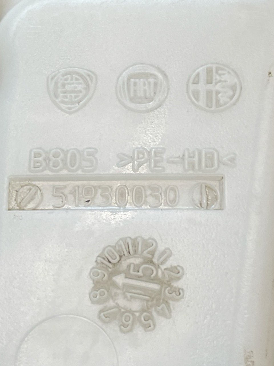 Vaschetta Serbatoio Liquido Tergicristalli cod:51930030 Fiat Panda 3 (312) 1.3 diesel (2012>) - F&P CRASH SRLS - Ricambi Usati